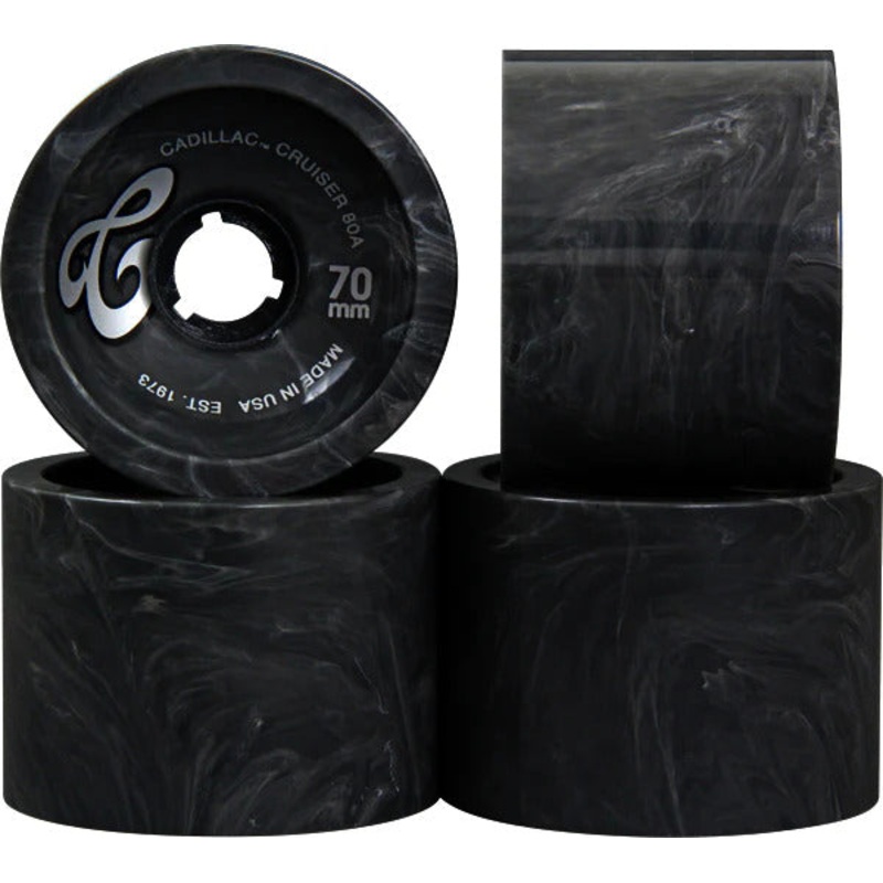 Cadillac Wheels Cruisers 70mm 80A Smoke Marble