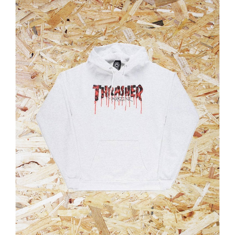 Thrasher Blood Drip Hoodie|S