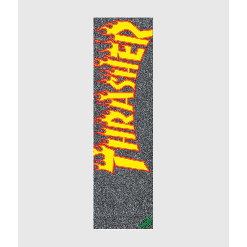 MOB Thrasher Yellow Flames Griptape Sheet 9n