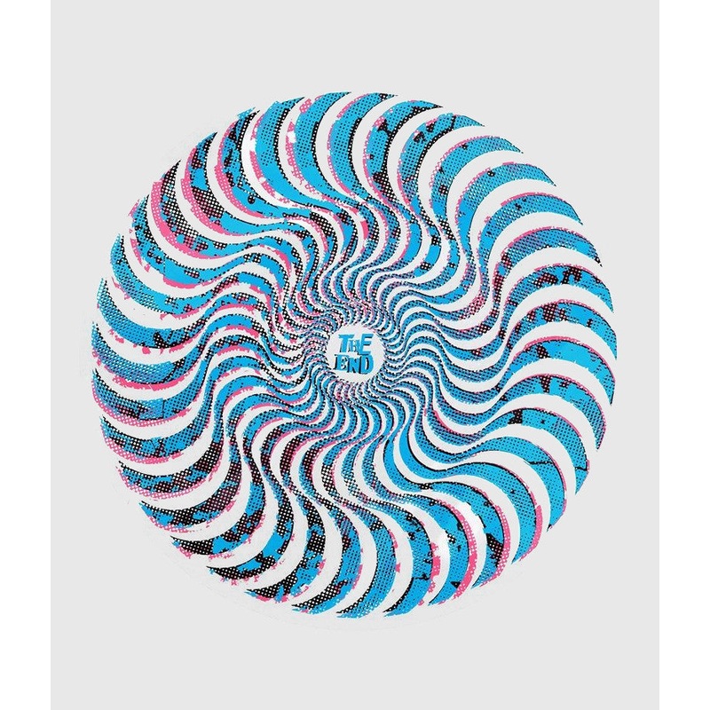 Spitfire Nevermind Swirl Sticker Blue