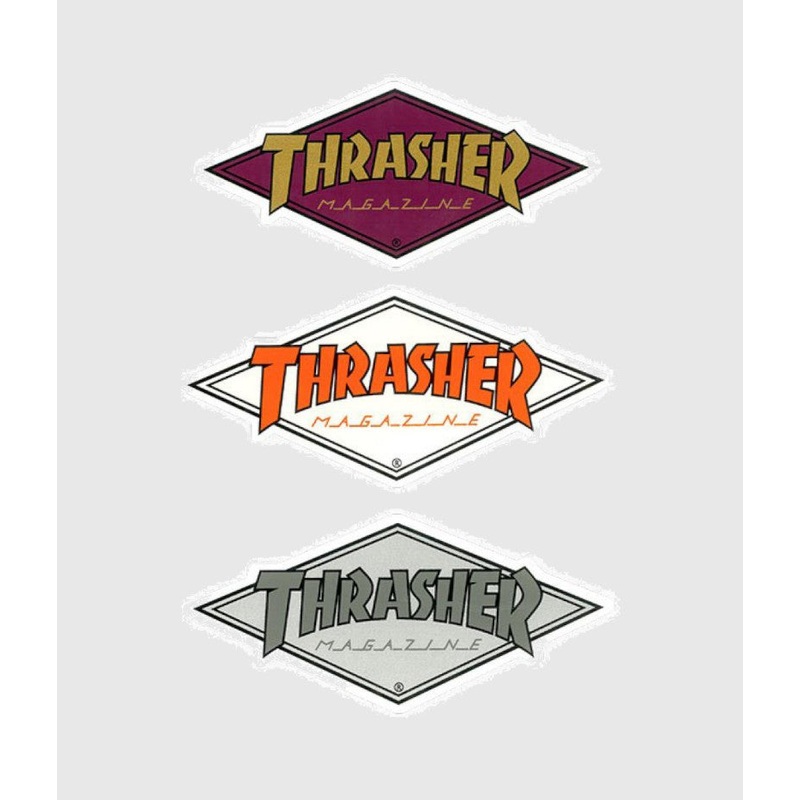 Thrasher Skateboard Magazine Diamond Logo Sticker