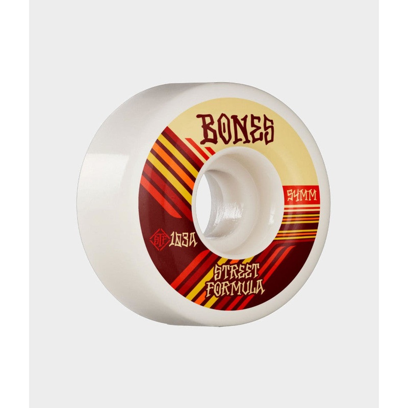 Bones Wheels STF Retros 103A V4 Wide White 54 MM