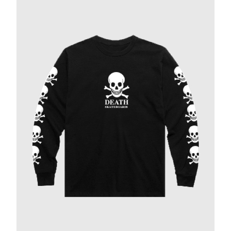Death Skateboards OG Skull Longsleeve T-Shirt Black