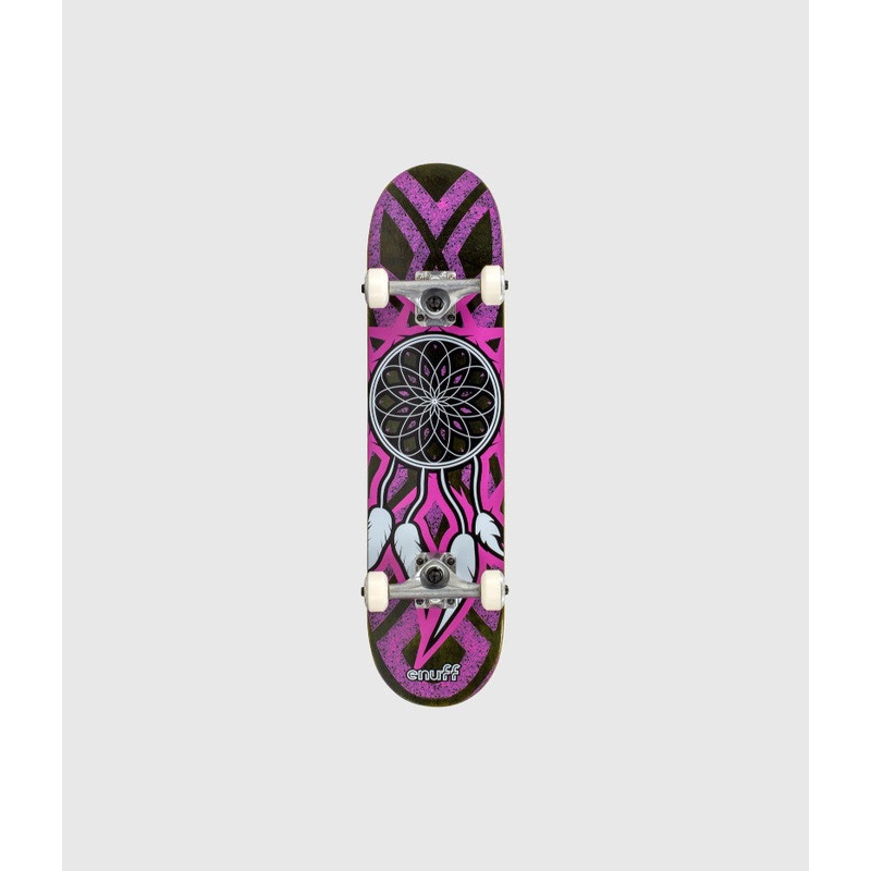 Enuff Dreamcatcher Mini Complete Skateboard Grey/Pink 7.25