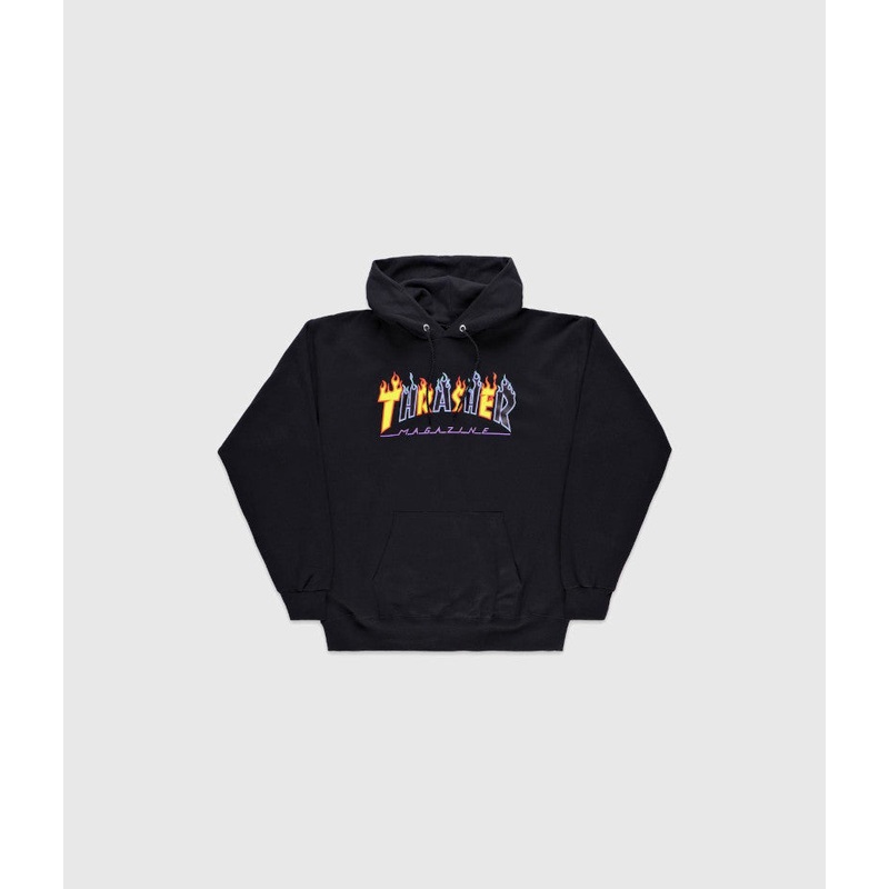 Thrasher Magazine Double Flame Logo Hoodie