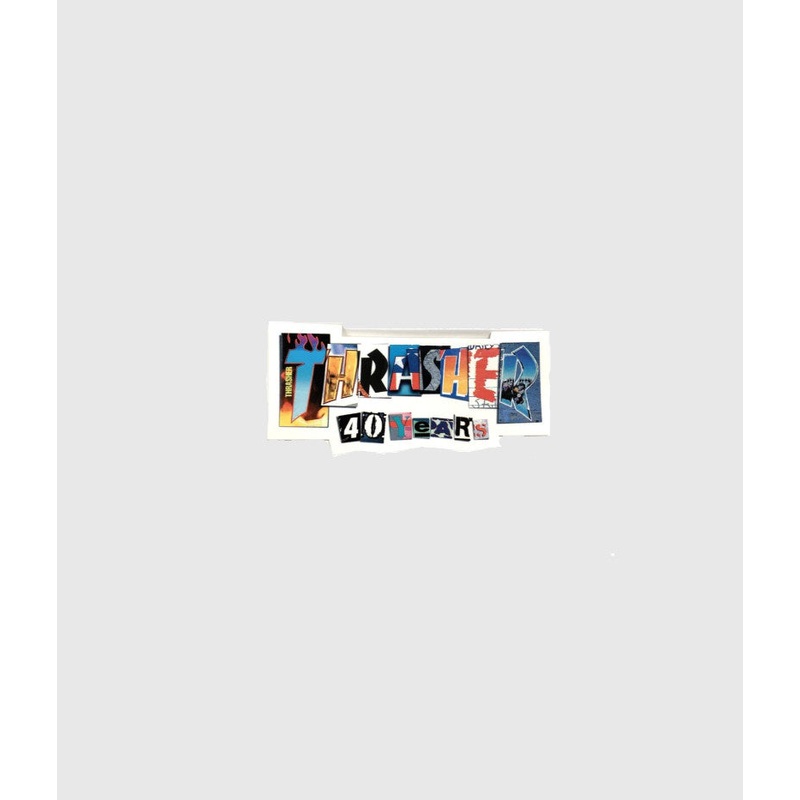 Thrasher Skateboard 40 Year Anniversary Logo Sticker