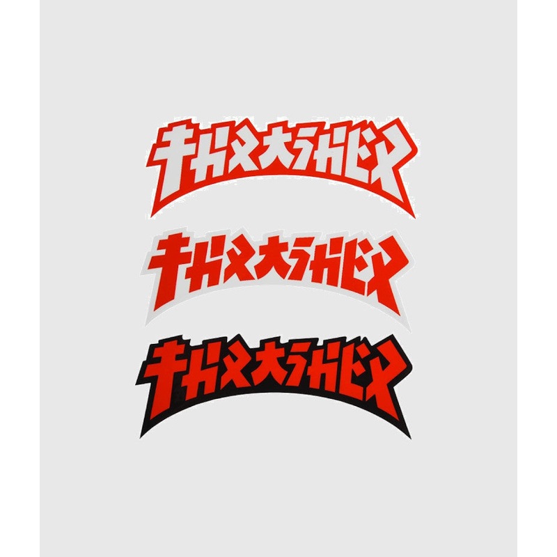 Thrasher Skateboard Magazine Godzilla Sticker