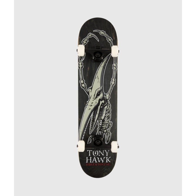 Birdhouse Skateboards Stage 3 Hawk Pterodactyl Black Complete Skateboard 7.5