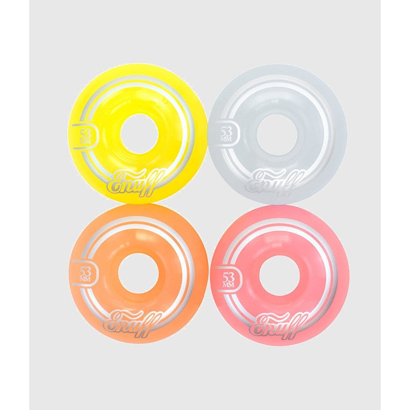 Enuff Refresher II Pastel Mix Skateboard Wheels 53mm