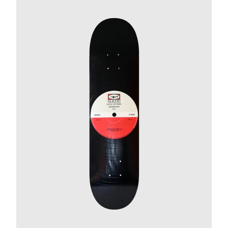 Skateboard Cafe 45 Grey/ Cardinal Skateboard Deck 8.125
