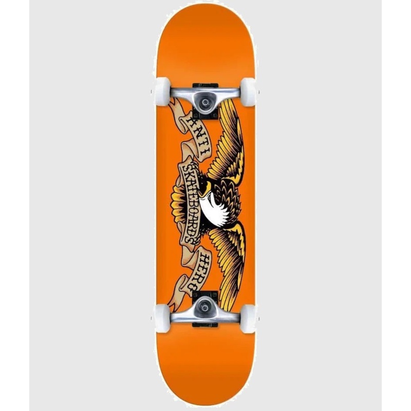 Anti Hero Complete Classic Eagle Orange 7.75
