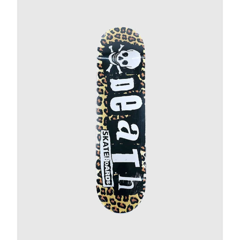 Death Skateboards Punk Leopard Skateboard Deck 8.5