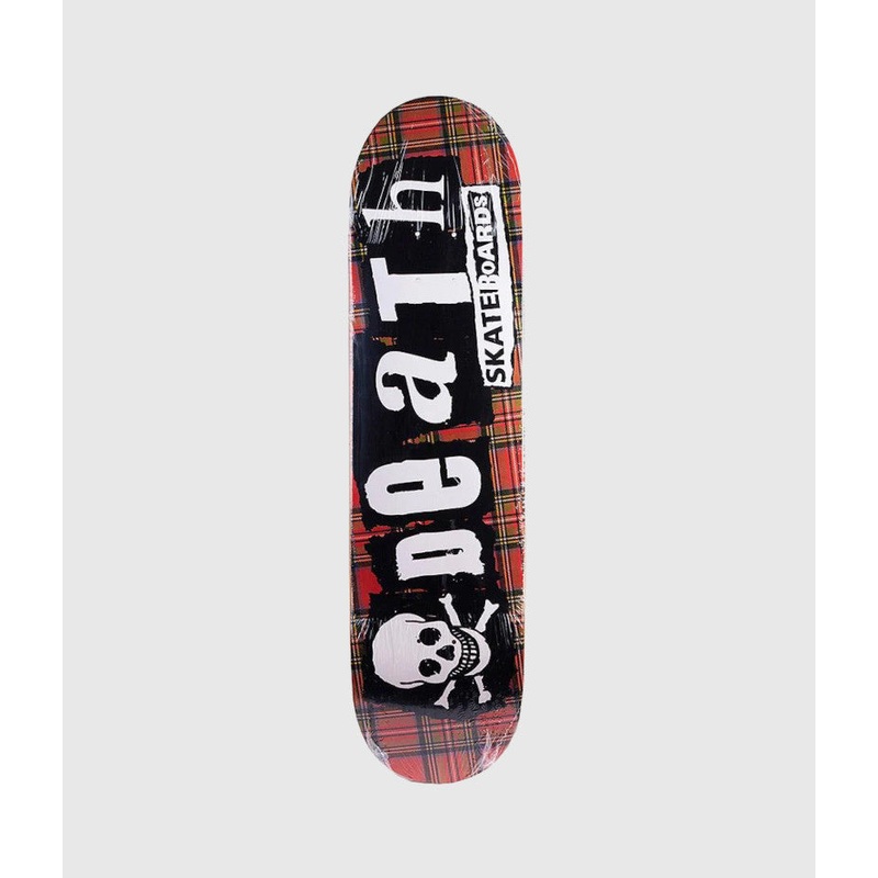 Death Skateboards Tartan Punk Skateboard Deck 8.5