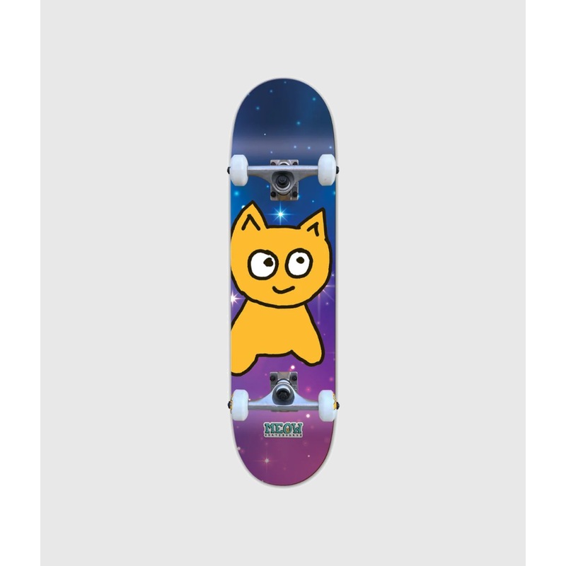 Meow Big Cat Galaxy Complete Skateboard 7.75
