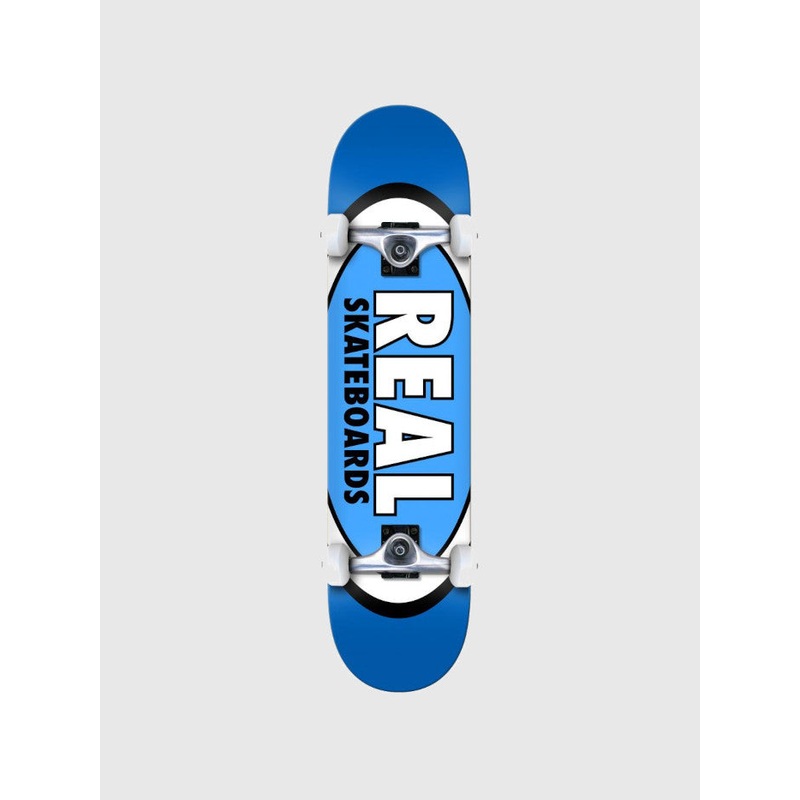 Real Oval Classic Skateboard Complete Blue 7.75