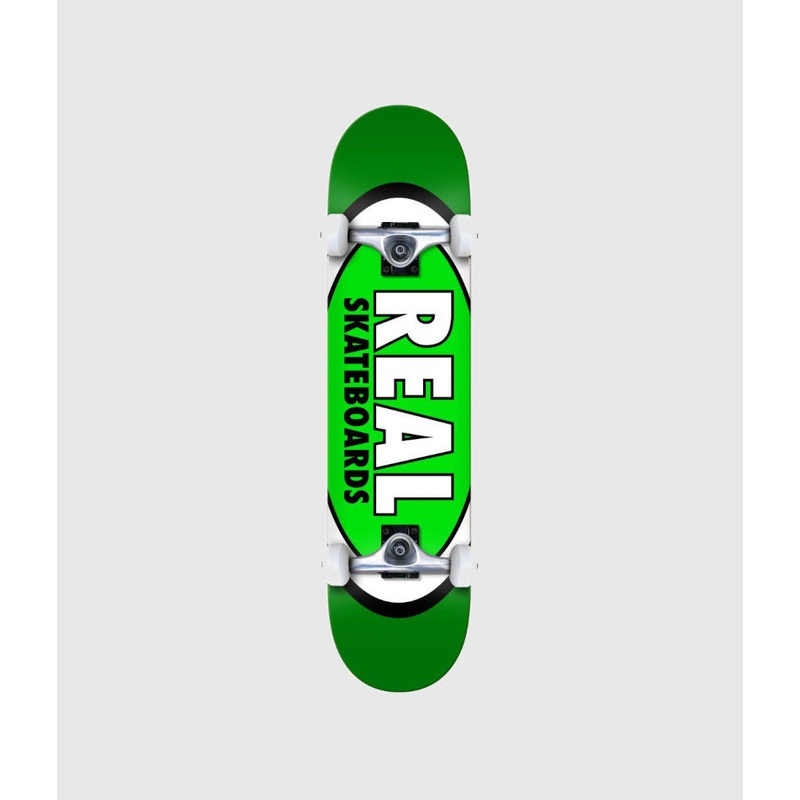 Real Oval Classic Skateboard Complete Green 8