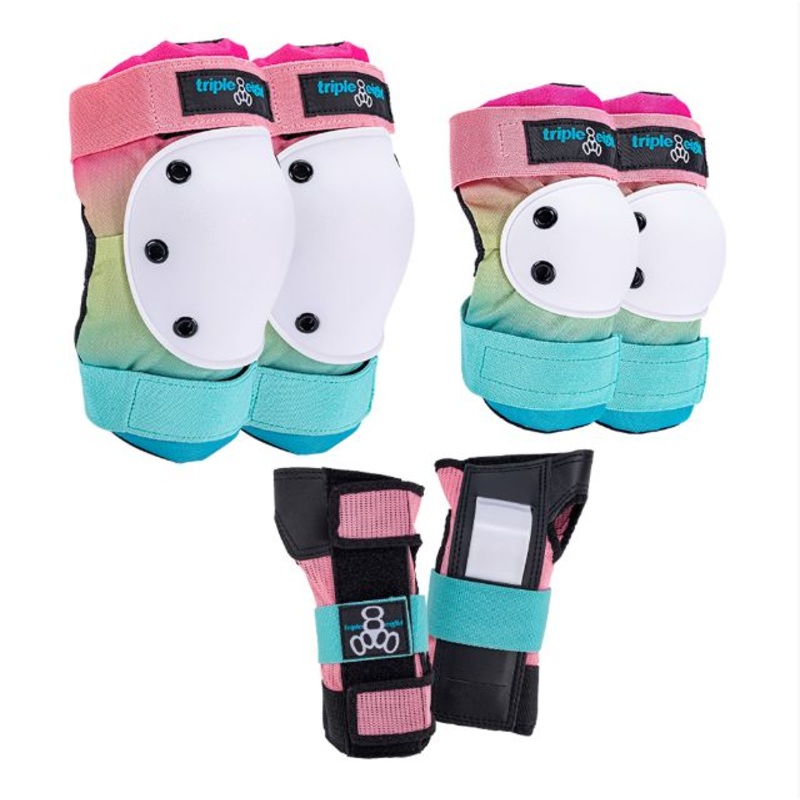 Triple 8 Saver Series 3-Pack Pad Set (Shaved Ice)