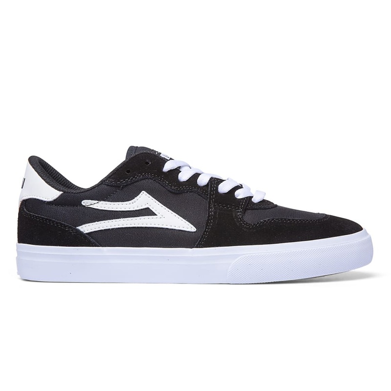 Lakai York (Black/White Suede)