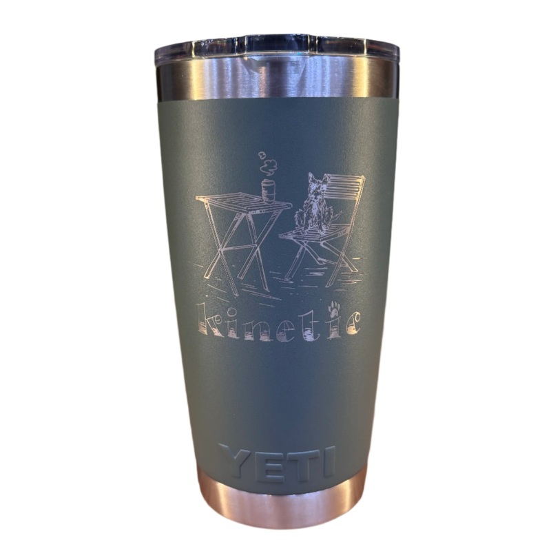 YETI x Kinetic Auggie Rambler 20 oz Tumbler (Camp Green)