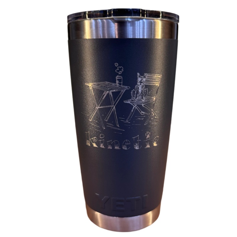 YETI x Kinetic Auggie Rambler 20 oz Tumbler (Charcoal)