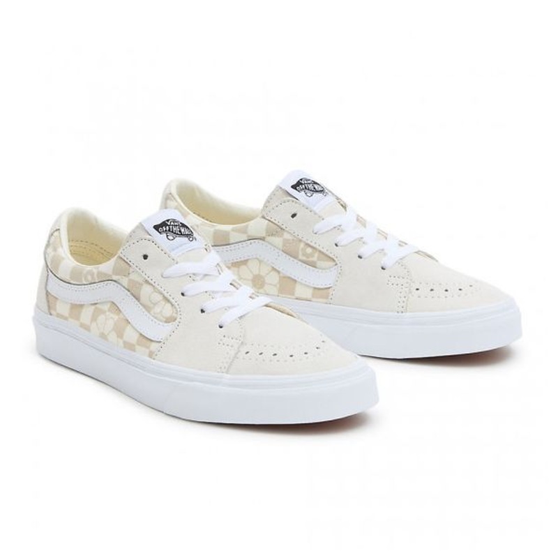 Vans Sk8-Low (Floral Check Marshmellow)