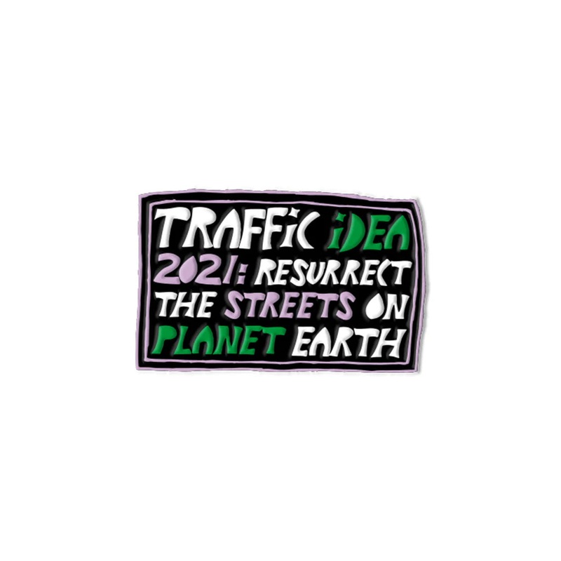 Traffic Toynbee Enamel Pin