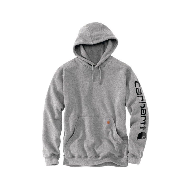 Carhartt K288 Logo Sleeve Graphic Sweatshirt – Heather Grey