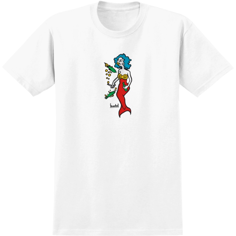 Krooked Mermaid S/S Tee – White