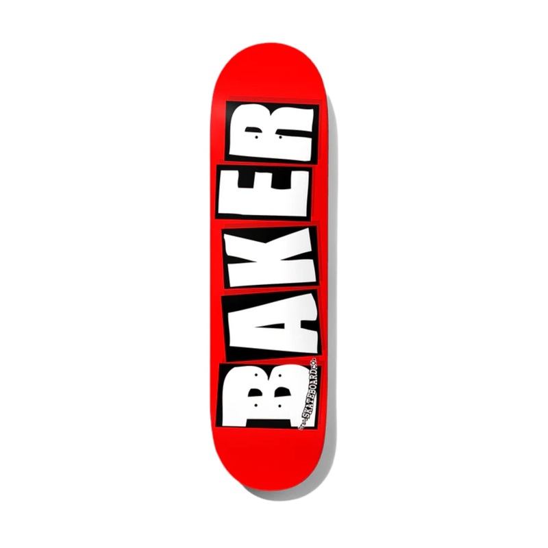 Baker Brand Logo Skateboard Deck Red/White