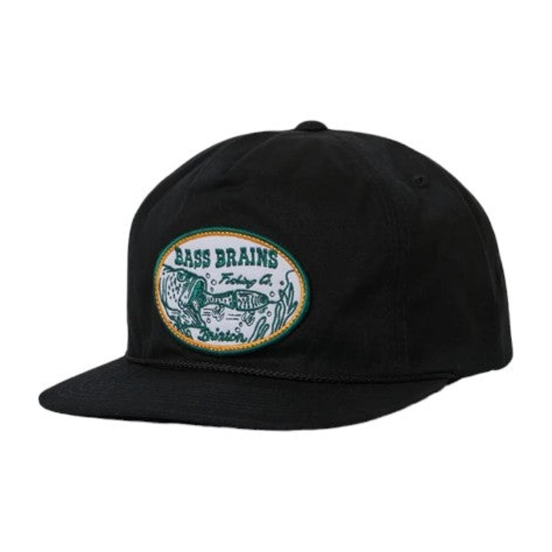 Brixton Bass Brains Swim HP Snapback – Black