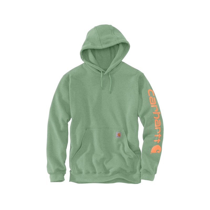 Carhartt K288 Logo Sleeve Graphic Sweatshirt – Loden Frost
