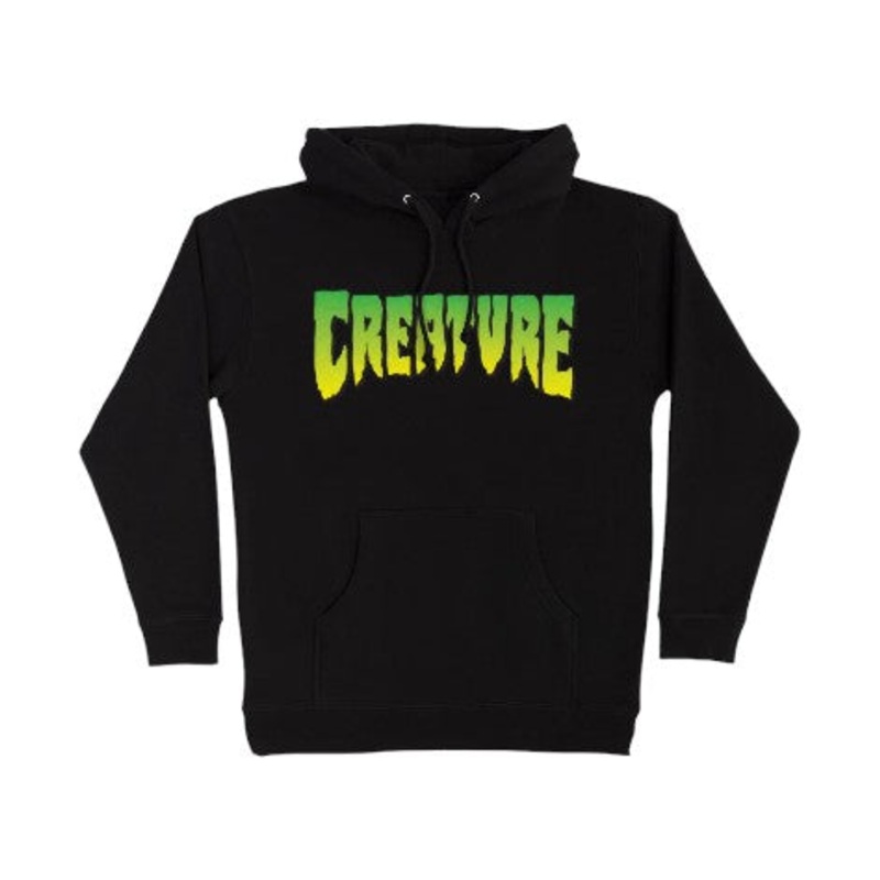 Creature Logo Pullover Hoodie – Black