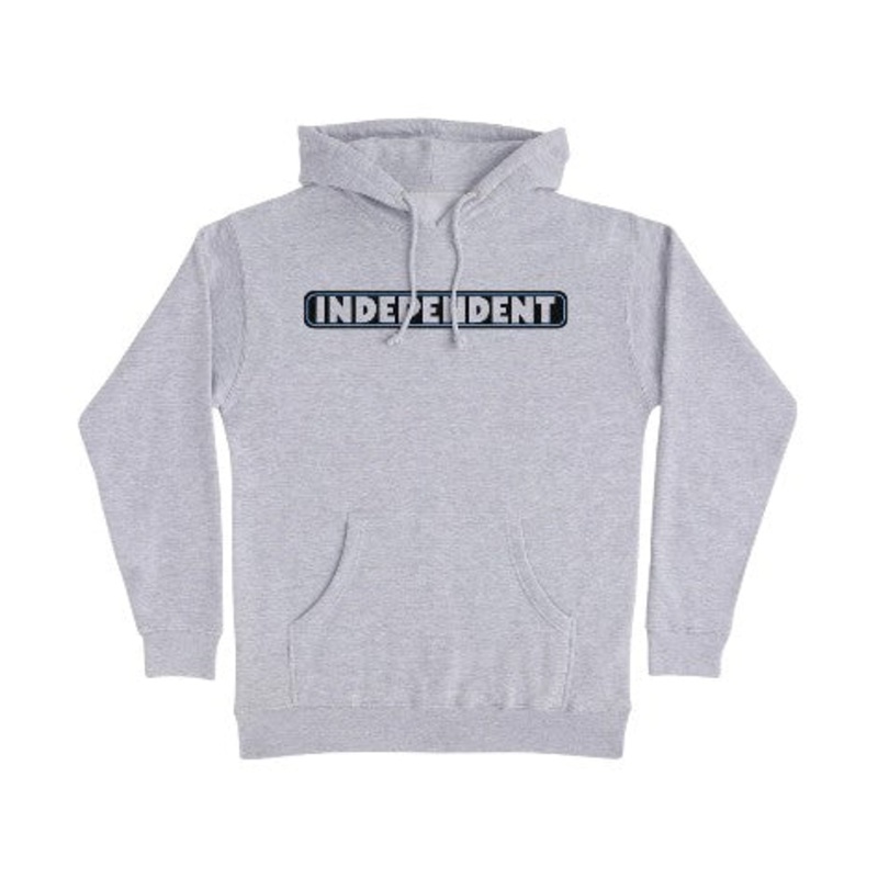 Independent Bar Logo Hoodie – Heather Grey
