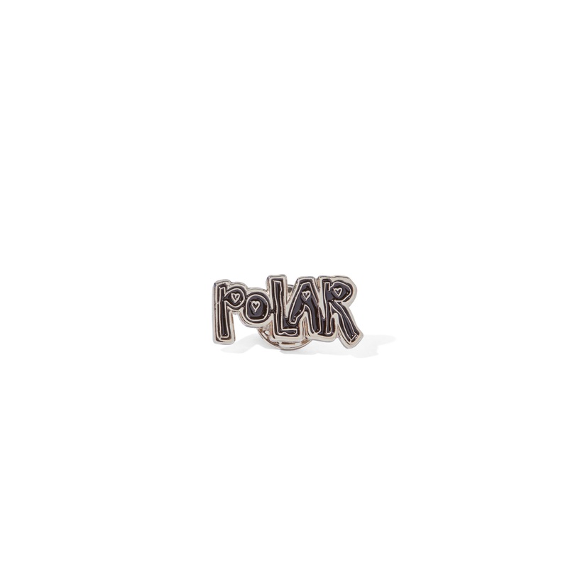 Polar Heart Logo Pin