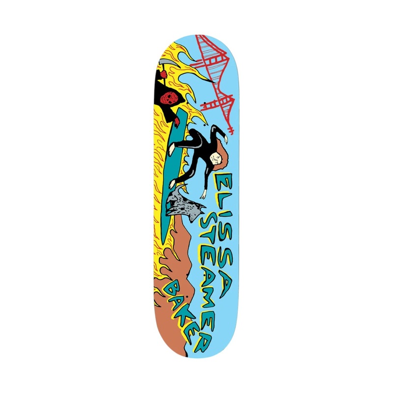 Baker Elissa Steamer Rippin Ranman Skateboard Deck