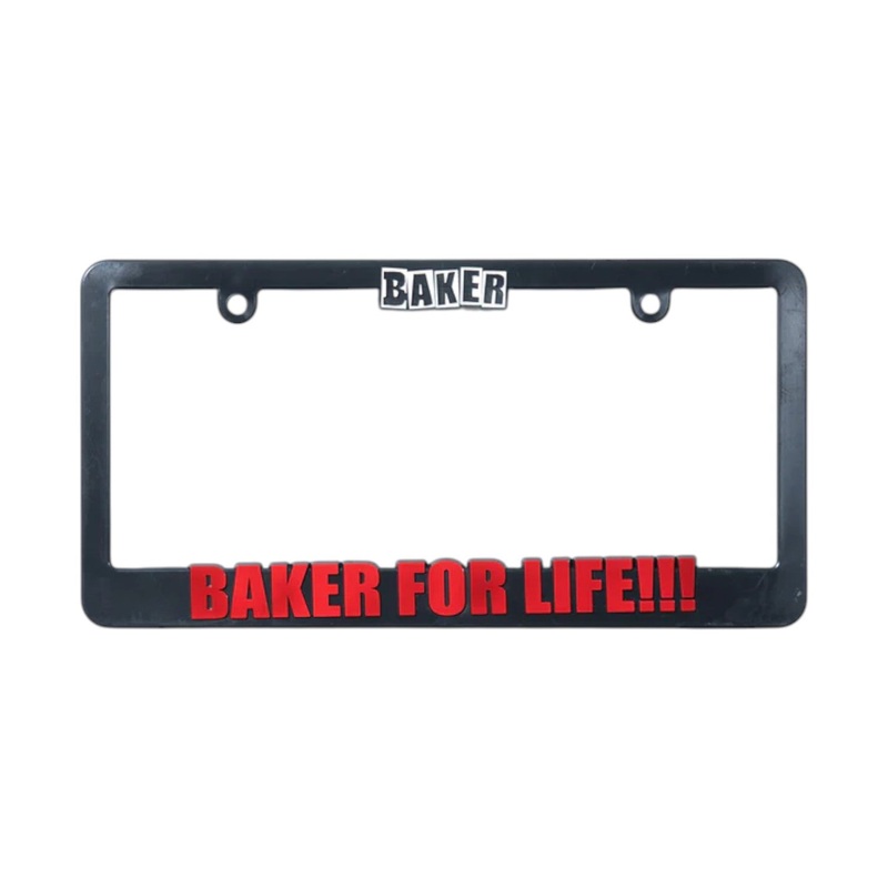 Baker For Life License Plate
