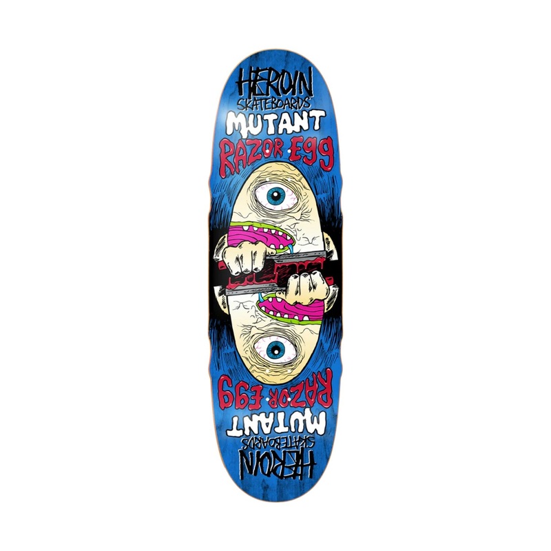 Heroin Mutant Razor Egg Skateboard Deck