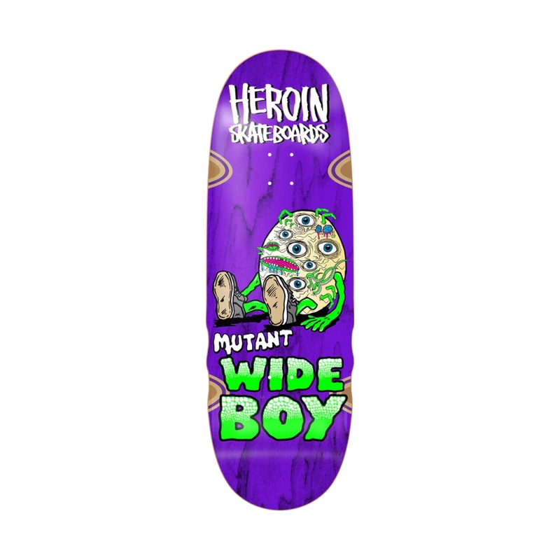 Heroin Mutant Wide Boy Skateboard Deck