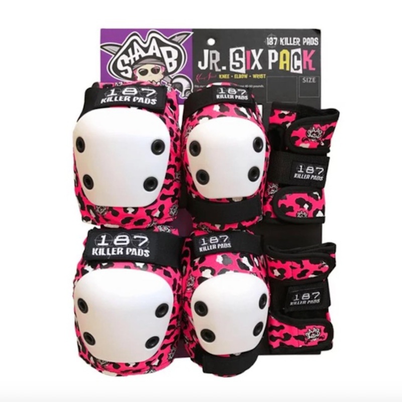 187 Killer Pads Junior Six Pack Set Kevin Staab Pink