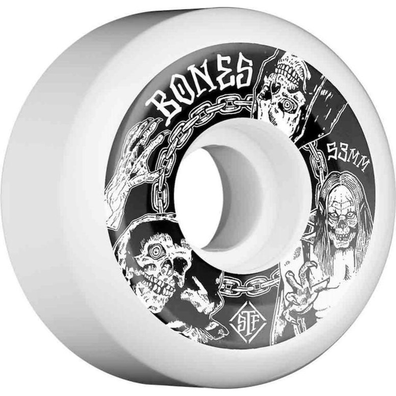 Bones Wheels Terror Nacht V5 Sidecut STF Skateboard Wheels 103a 53mm
