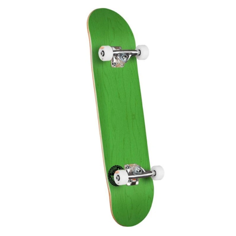 Mini Logo Chevron Stamp Green Complete Skateboard 7.5
