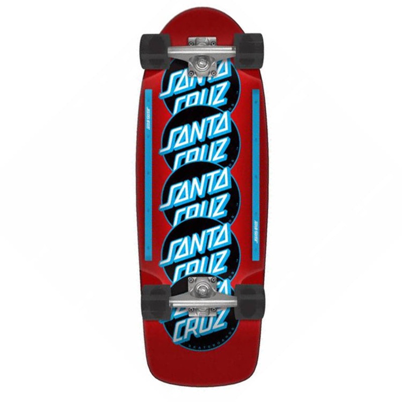 Santa Cruz Classic Dot Stack 80’s Complete Skateboard Cruiser 10.44