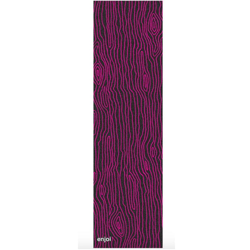Enjoi Skateboards Against The Grain Griptape Sheet Black/Pink 9
