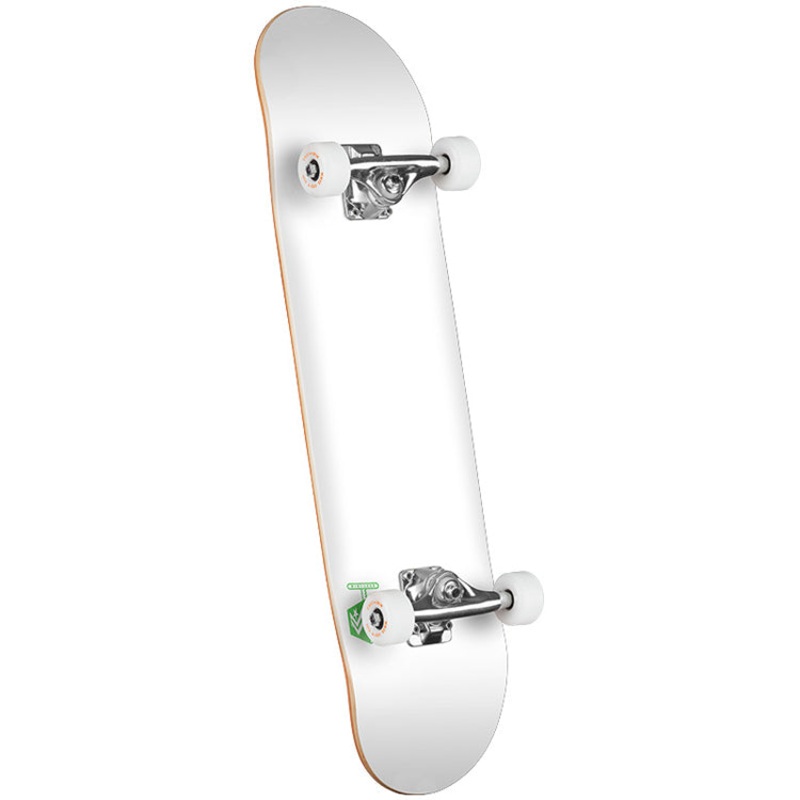 Mini Logo Chevron Detonator Solid White Complete Skateboard 8.25