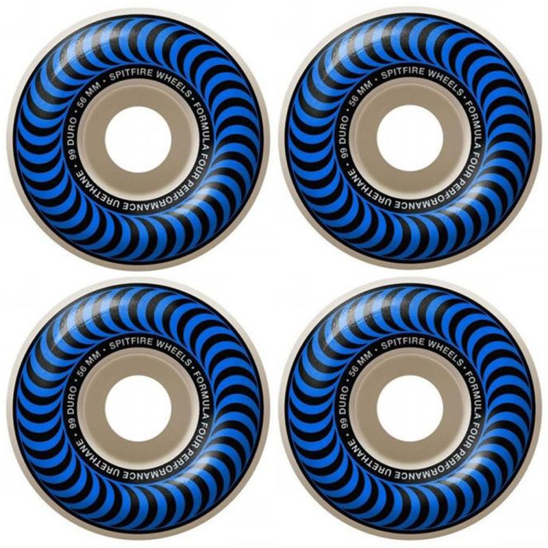 Spitfire Wheels Formula Four Classic Skateboard Wheels 99a 56mm