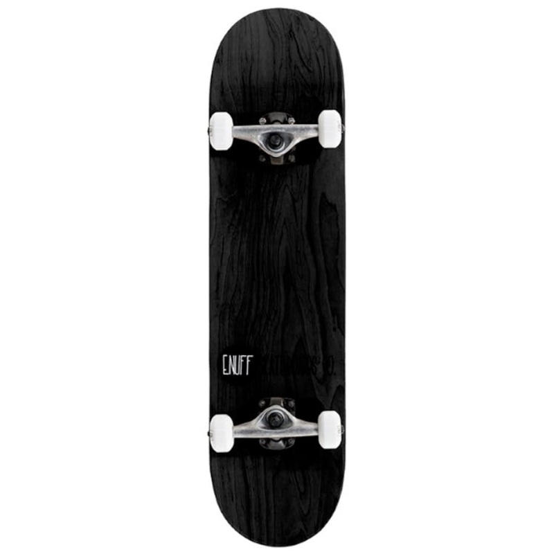 Enuff Skateboards Logo Stain Complete Skateboard Black 8