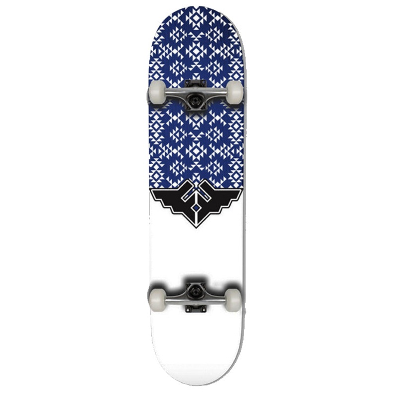 Fracture Skateboards Wings V3 Blue Complete Skateboard 8