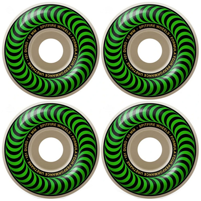 Spitfire Wheels Formula Four Classic Skateboard Wheels 101a 52mm
