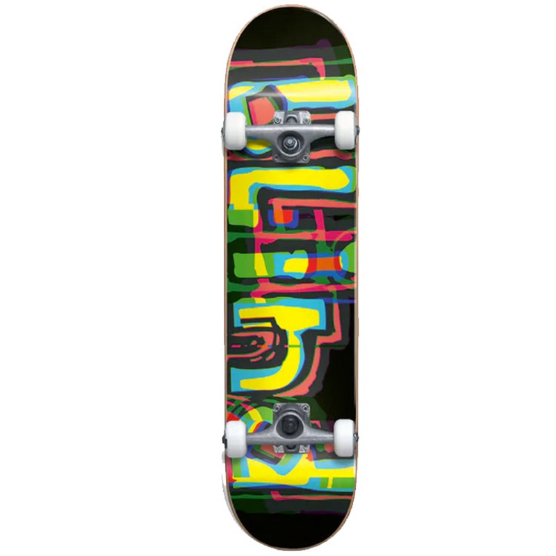 Blind Skateboards Logo Glitch Black Complete Skateboard 7.875