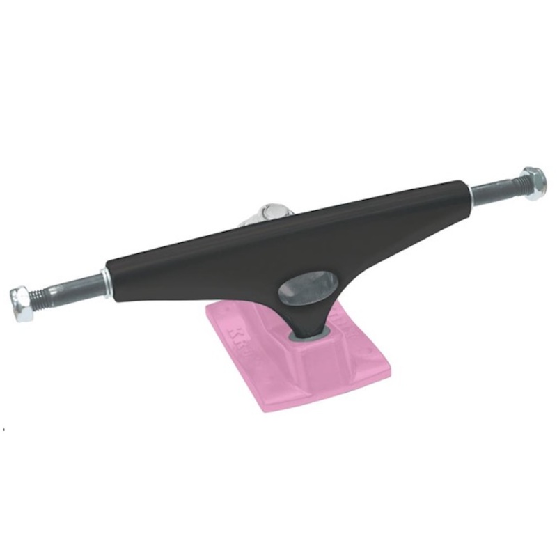 Krux Trucks K5 Standard Black/Pink Skateboard Trucks 8